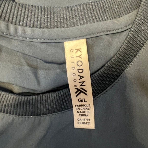 Kyodan Outdoor Sleeveless Dress Blue Drawstring Waist Athletic Casual G/L - Picture 3 of 7